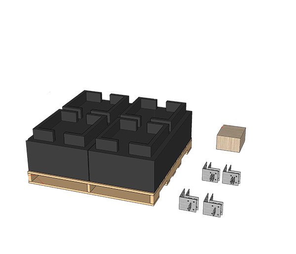 2-Float Floating Dock Kit
