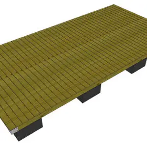 10' X 20' Platform Floating Dock Plans and Kit