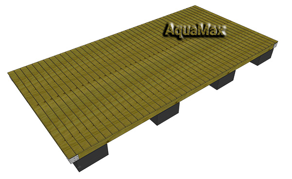 10' x 20' Platform floating dock