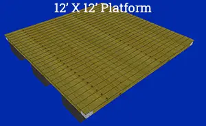 12' x 12' Platform Floating Dock Plans & Kit