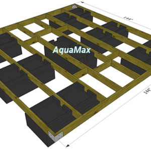 12' x 12' Platform floating dock