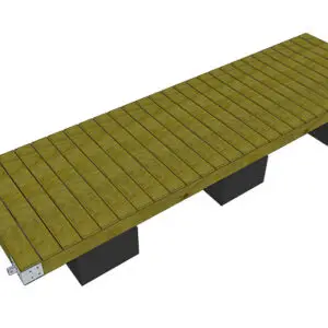 4' X 12' Floating Dock