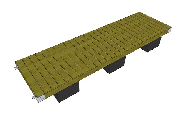 4' X 12' Floating Dock