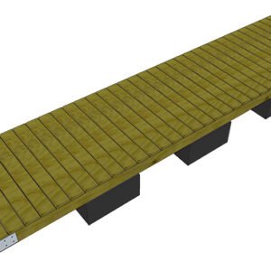 4X16 Finger Floating Dock Plans and Kit