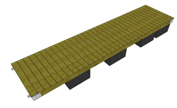 4X16 Finger Floating Dock Plans and Kit