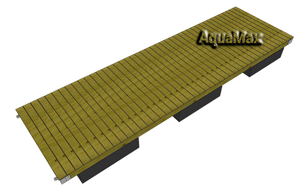 6' x 20' Section floating dock