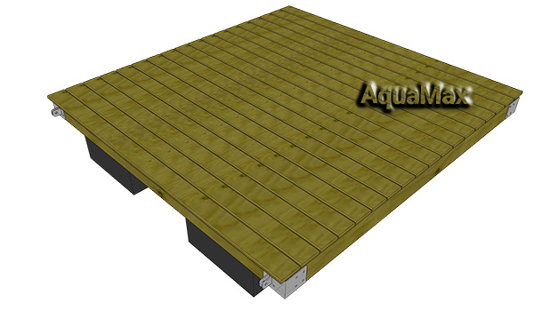8' x 8' Platform floating dock