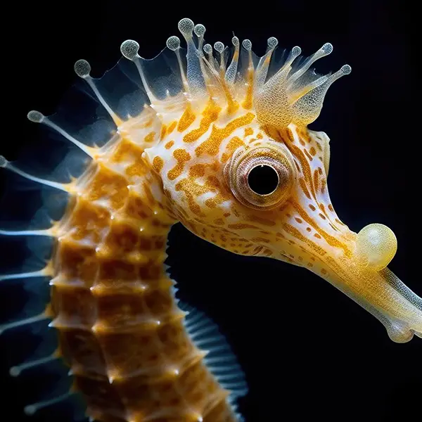 seahorse in the ocean