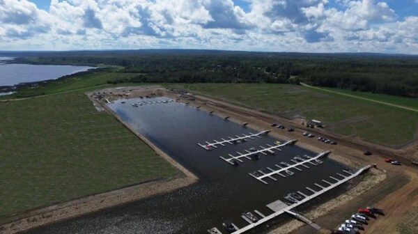 marina using AquaMax Floating Dock kits